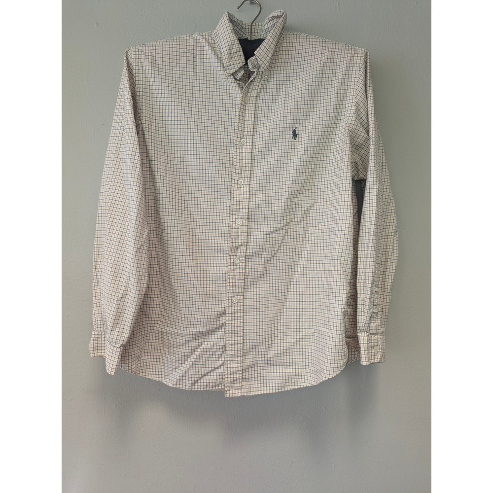 Polo Ralph Lauren Shirt Mens XXL Classic Fit Plaid Long Sleeve Button Down Pony
